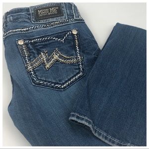 Miss Me Denim Jeans Boot JD1043B Size 29